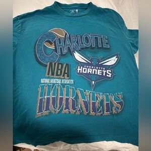 Abercrombie & Fitch Teal Charlotte Hornets Graphic Tee